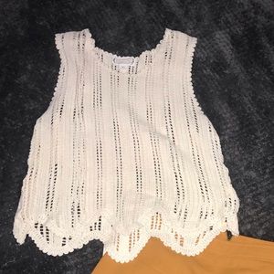 Ivory tank top